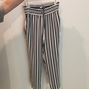 striped float pants (zara)